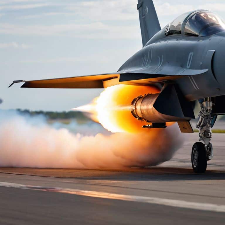 Afterburners Unleashed in flight