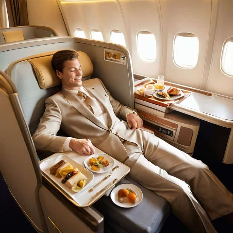 Airline Business Class seat