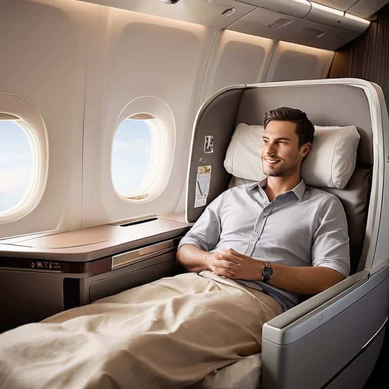 Lie-Flat Business Class Seats luxury