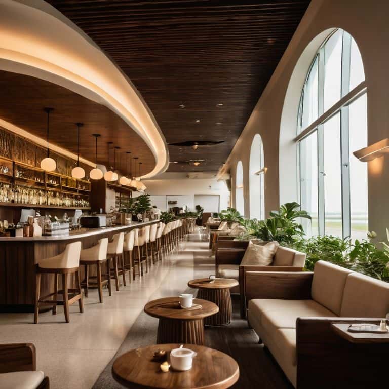 Navigating Dubai airport lounge serene escape