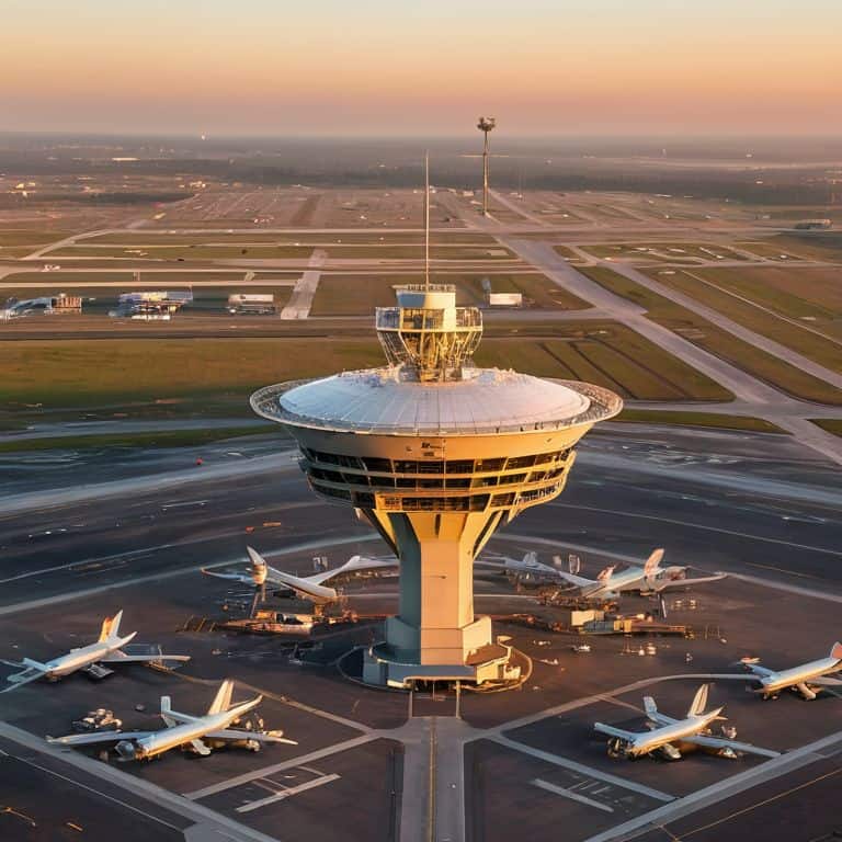 how airport radar works diagram