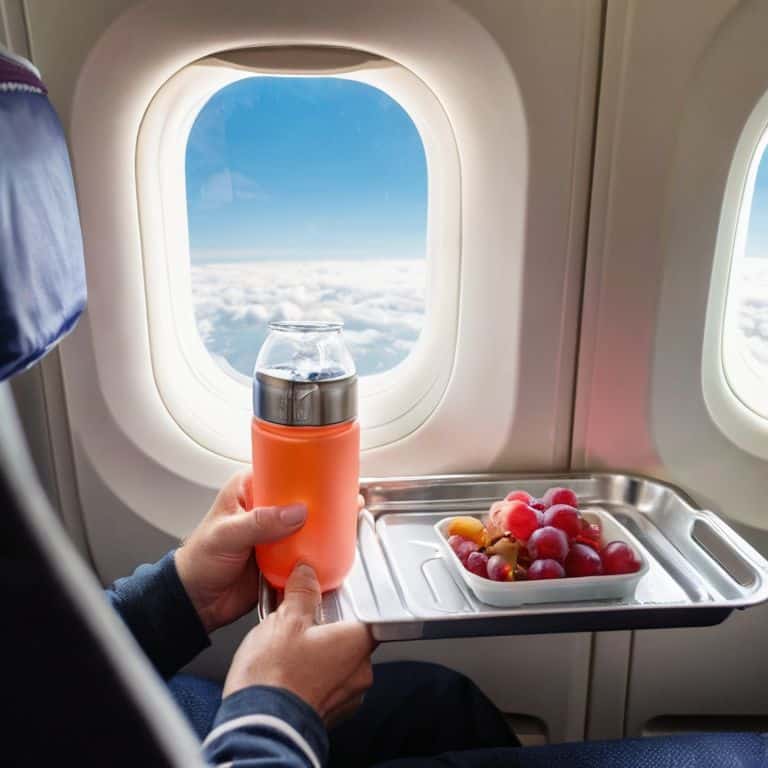 how to stay hydrated while flying
