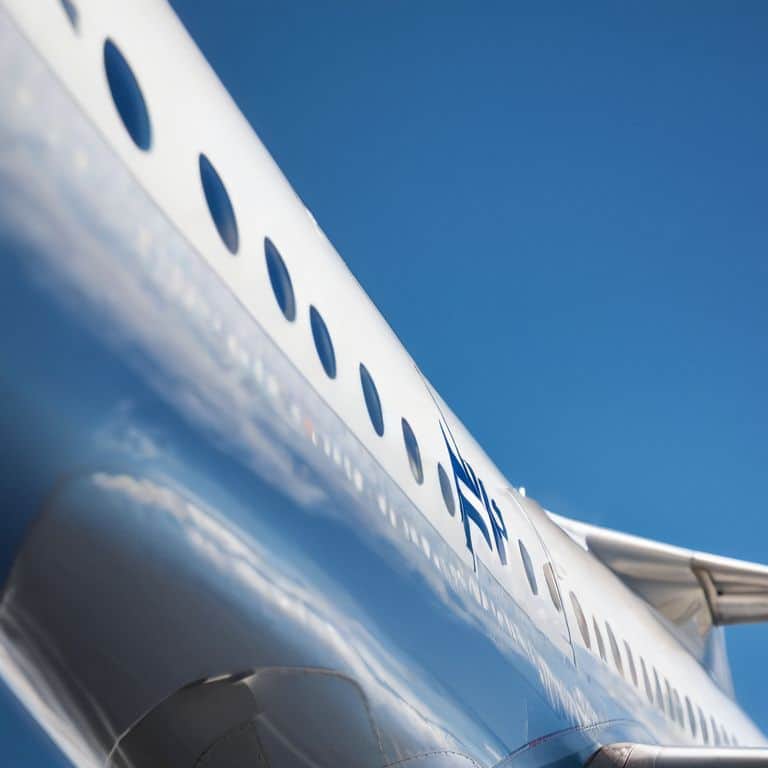 Winglets on aircraft illustration