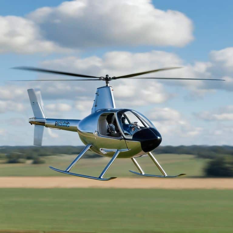 Autogyro in flight