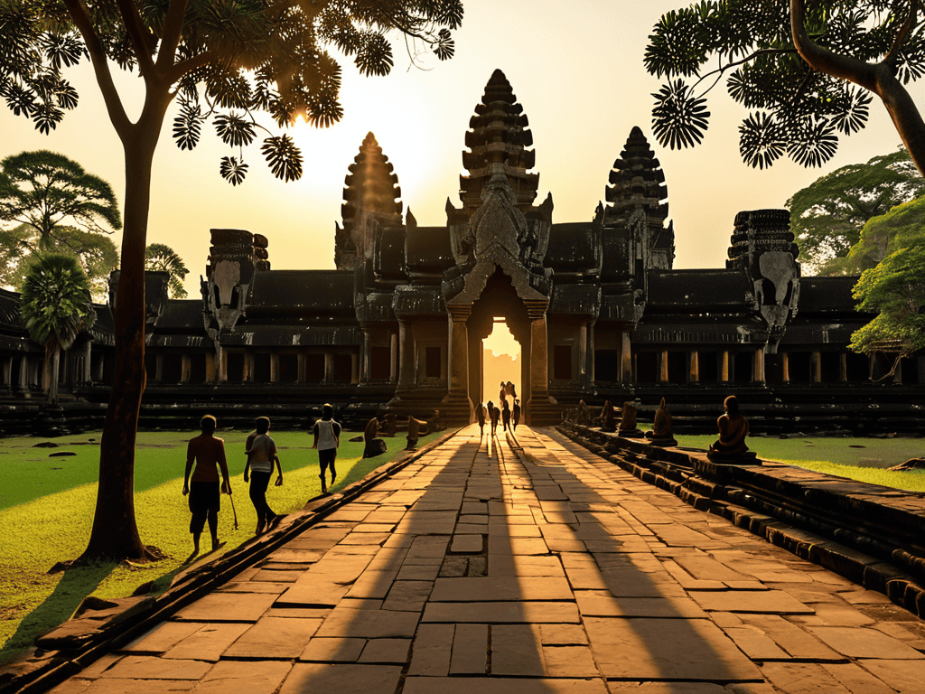 Exploring Angkor Wat Temples