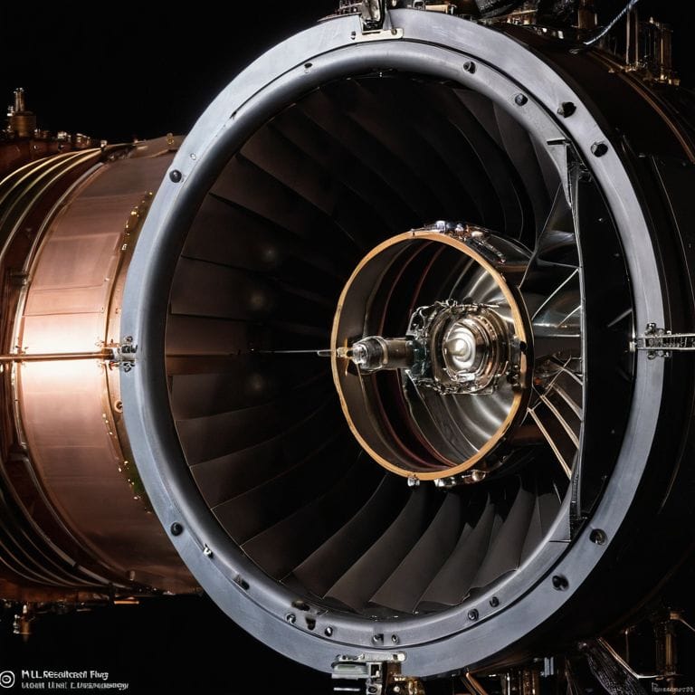 Ion thruster overview diagram