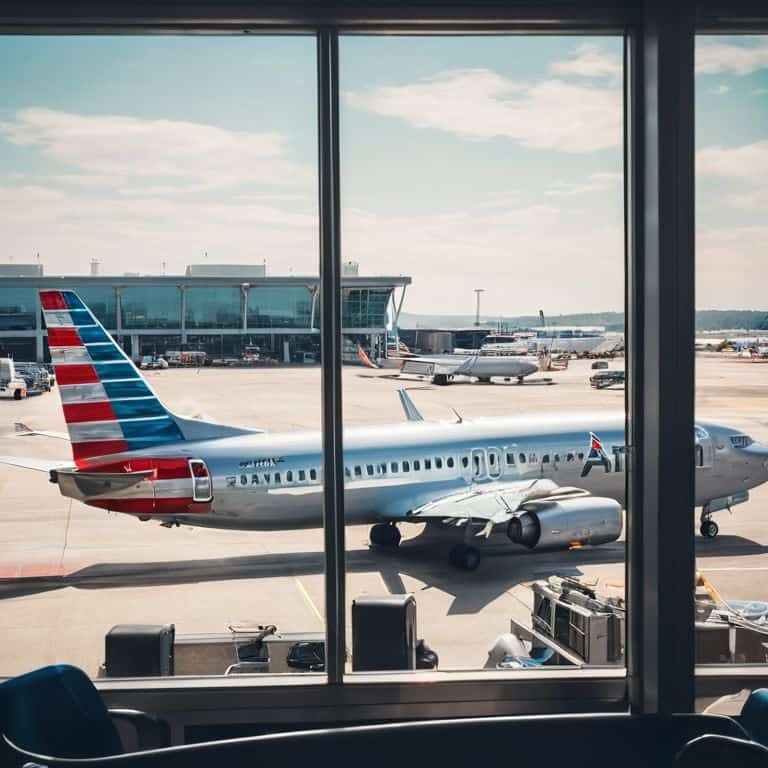 US Airlines plane in flight