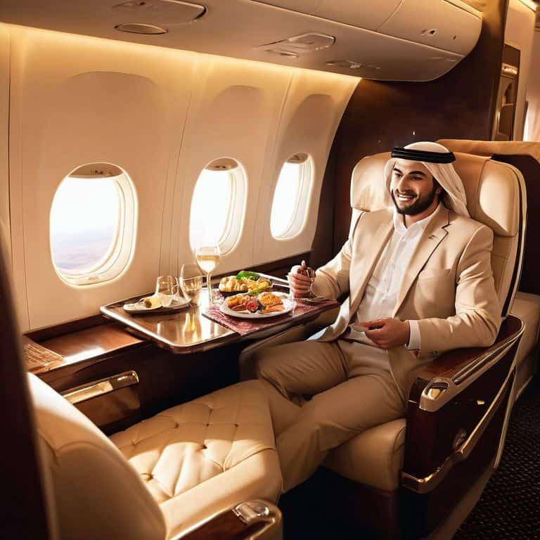 Middle Eastern Airlines luxury plane