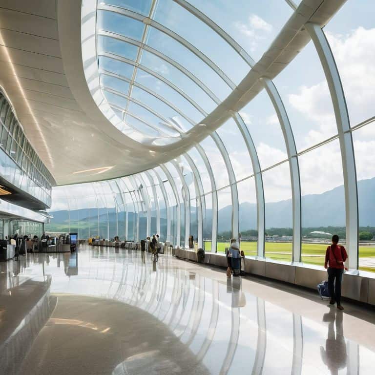 Sweeping Skylines of Hong Kong Airport