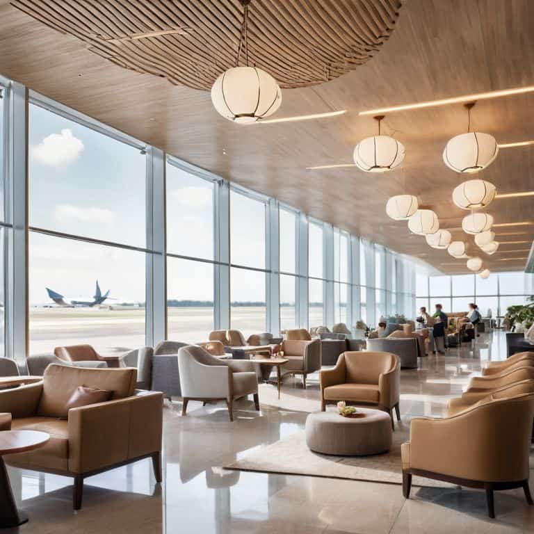 Lounging Without Luxury airport comforts