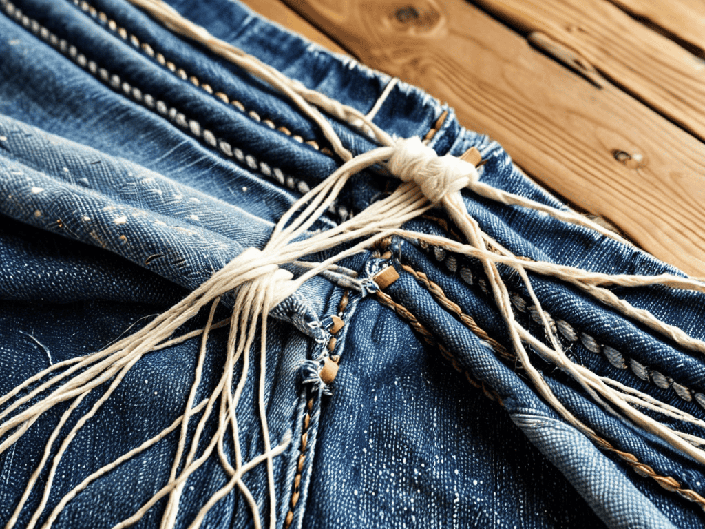 Sashiko Visible Mending denim repair