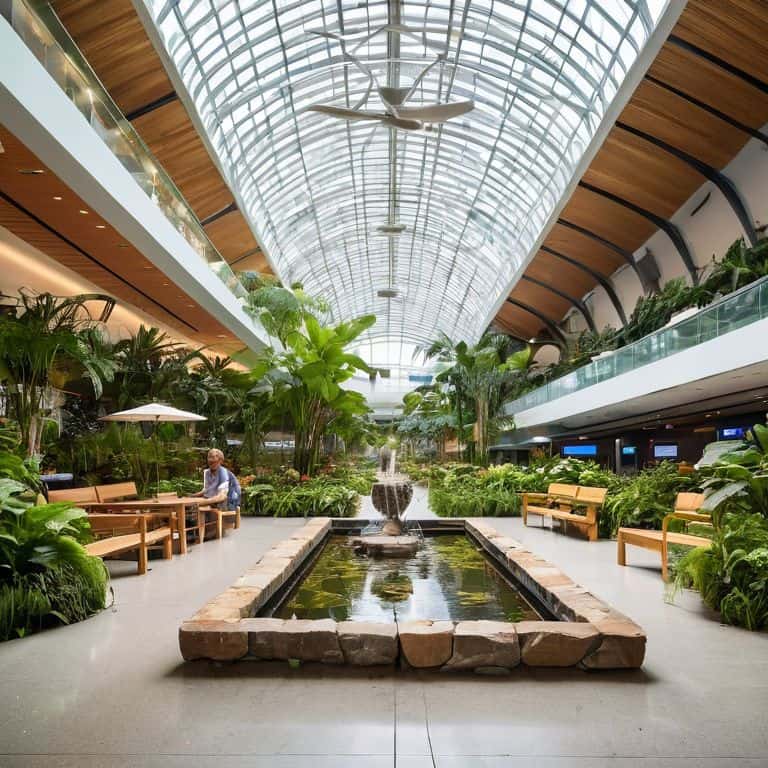 Nature's Harmony in Airport Garden