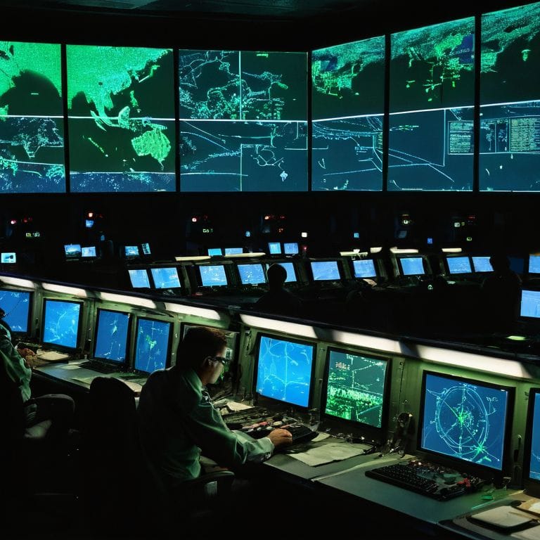 Radar navigation skies