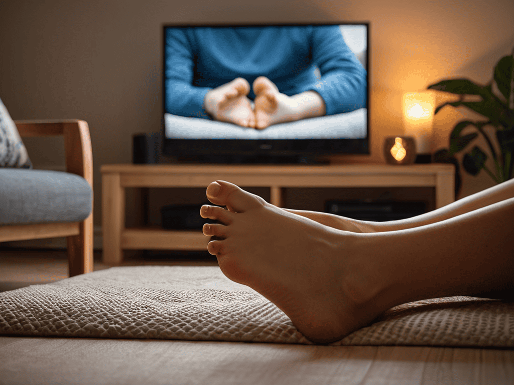 Why You Should Wear Toe Spacers While Watching Tv (foot Health Hack)