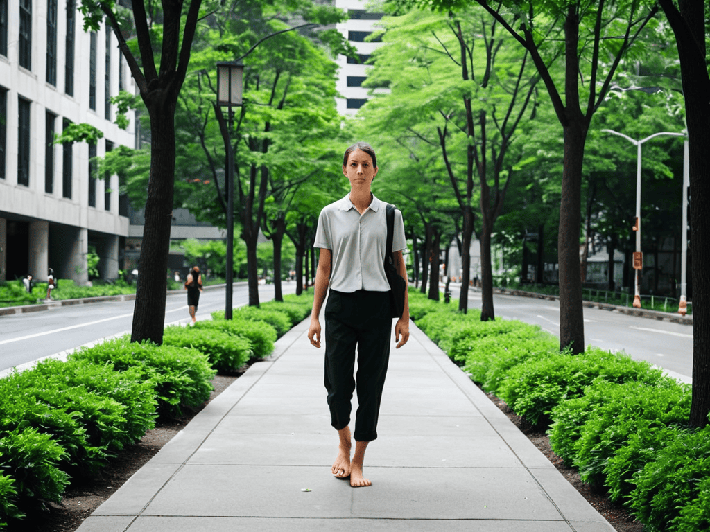 Embracing Silent Walking Trend outdoors
