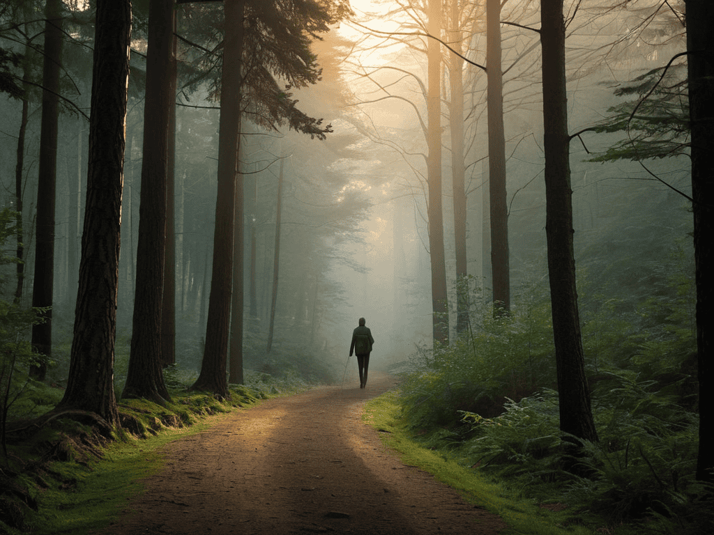 Silent Walking Trend outdoors