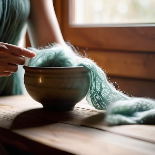 Integrating Silk Chiffon With Merino Wool for Depth