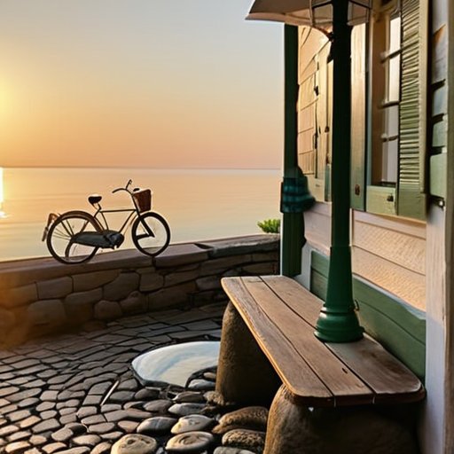 Peaceful landscape illustrating slow travel movement